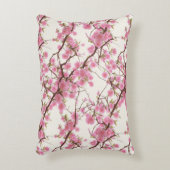 絶妙なさくらんぼの花の花模様 アクセントクッション (正面(垂直))