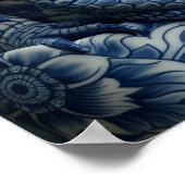 絶妙なアルビノ・アリゲーターアートポスター – 複雑 ポスター (角)