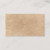 絶妙なアンティークディーラー 名刺 (裏面)