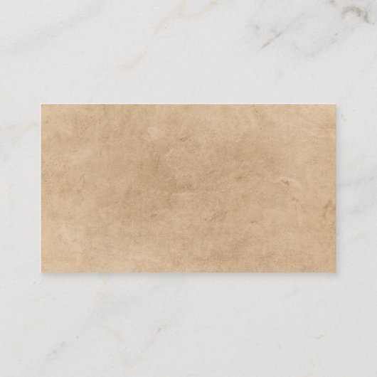 絶妙なアンティークディーラー 名刺 (裏面)