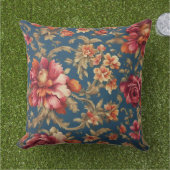 絶妙なイタリアンヴィンテージグランデの花 アウトドアクッション (芝生)