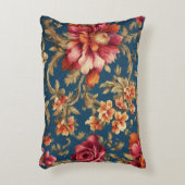 絶妙なイタリアンヴィンテージグランデの花 アクセントクッション (正面(垂直))
