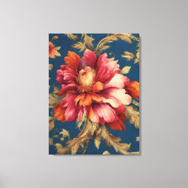 絶妙なイタリアンヴィンテージグランデの花 キャンバスプリント