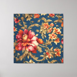 絶妙なイタリアンヴィンテージグランデの花 キャンバスプリント