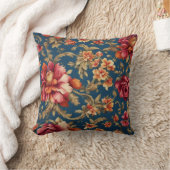 絶妙なイタリアンヴィンテージグランデの花 クッション (ブランケット)