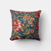 絶妙なイタリアンヴィンテージグランデの花 クッション (正面)