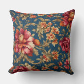 絶妙なイタリアンヴィンテージグランデの花 クッション (正面)