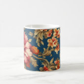 絶妙なイタリアンヴィンテージグランデの花 コーヒーマグカップ (中央)