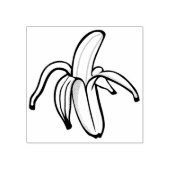 絶妙なエッチングされたバナナアート ラバースタンプ (インプリント)