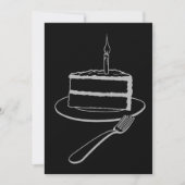 絶妙なケーキのデザイン、誕生日またはイベント シーズンカード (正面)