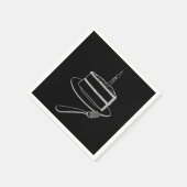 絶妙なケーキのデザイン、誕生日またはイベント スタンダードカクテルナプキン (角)