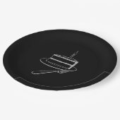 絶妙なケーキのデザイン、誕生日またはイベント ペーパープレート (アングル)