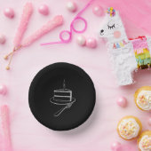 絶妙なケーキのデザイン、誕生日またはイベント ペーパーボウル (パーティー)