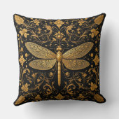 絶妙なゴールデントンボとフローラアート クッション (裏面)