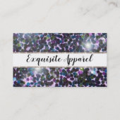 絶妙なドレスとガウンの名刺 名刺 (裏面)