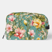 絶妙なピンクと黄色のマグノリアと白い花 ドップキット (裏面)