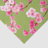 絶妙なピンクのさくらんぼがチャートリーズで咲く 薄葉紙 (詳細)