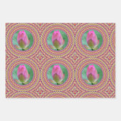 絶妙なピンク ラッピングペーパーシート (正面2)