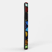 絶妙なフローラステンドグラス優雅さ Case-Mate iPhoneケース (裏面/右)