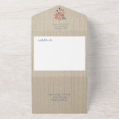 絶妙なボホドリーム結婚キャッチャー オールインワン招待状 (外側)