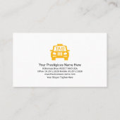 絶妙なレトロシティスカイラインタクシードライバー 名刺 (裏面)