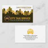 絶妙なレトロシティスカイラインタクシードライバー 名刺 (正面/裏面)