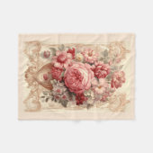 絶妙なヴィンテージみすぼらしいシック フリースブランケット (正面(横))