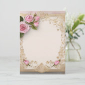 絶妙なヴィンテージインスパイア招待状 招待状 (スタンド正面)