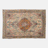 絶妙なヴィンテージペルシャじゅうたん模様 キッチンタオル (横)