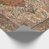 絶妙なヴィンテージペルシャじゅうたん模様 ラッピングペーパー (角)