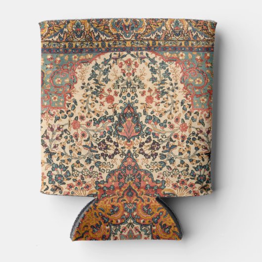 絶妙なヴィンテージペルシャじゅうたん模様 缶クーラー (正面)