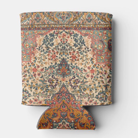 絶妙なヴィンテージペルシャじゅうたん模様 缶クーラー (裏面)