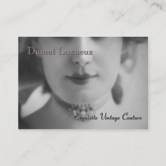 絶妙なヴィンテージ 名刺 (正面)