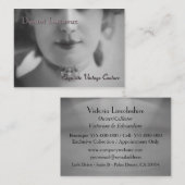 絶妙なヴィンテージ 名刺 (正面/裏面)