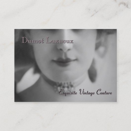 絶妙なヴィンテージ 名刺 (正面)