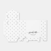 絶妙な味の編集可能なカラー卒業パーティー フェイバーボックス (折り畳みなし)