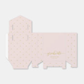 絶妙な味の編集可能なカラー卒業パーティーFa フェイバーボックス (折り畳みなし)