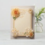 絶妙な招待状カードのためのオンラインエレガント販売 招待状 (スタンド正面)