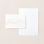 絶妙な書エレガント道ありがとうスクリプト 箔カード (ディスプレー)