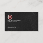 絶妙な木炭大理石のタイルCEO 名刺 (裏面)