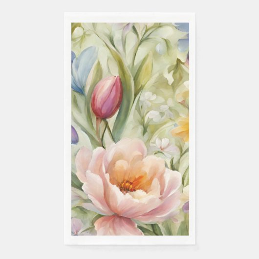 絶妙な洗練された春の花。絵画の (正面)