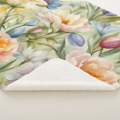 絶妙な洗練された春の花。絵画の シェルパブランケット (3/4)