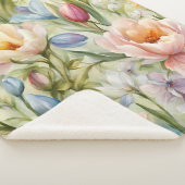 絶妙な洗練された春の花。絵画の シェルパブランケット (3/4)