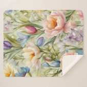 絶妙な洗練された春の花。絵画の シェルパブランケット (正面(横))