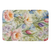 絶妙な洗練された春の花。絵画の バスマット (正面)