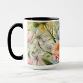 絶妙な洗練された春の花。絵画の マグカップ (左)