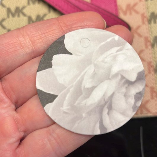 絶妙な牡丹の白黒 フェイバータグ