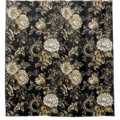 絶妙な牡丹シャワーカーテン シャワーカーテン (正面)