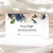 絶妙な秋フローラおむつラッフル エンクロージャーカード