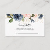 絶妙な秋フローラおむつラッフル エンクロージャーカード (正面)